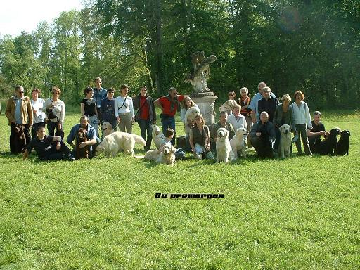 Photo de tous les participants aux épreuves du TAN(test d'aptitudes naturelles), de coulommiers(77) en 2004